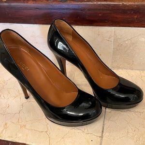 Gucci Patent Leather Stilettos 37.5